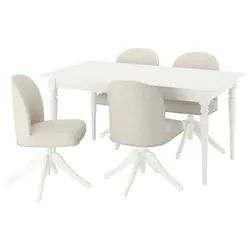 IKEA ROSENTORP / ROSENTORP(196.101.43) Стіл та 4 стільці