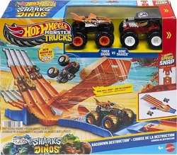 Набор гоночной трассы для монок Hot Wheels Monster Truck с 2 машинками JFR07