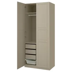 IKEA PAX / TYSSEDAL(896.031.77) Комбинация гардероба, серый -раз/серой