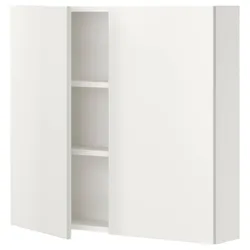 IKEA ENHET (993.236.85) підвісна шафа 2 полиці/двер, білий