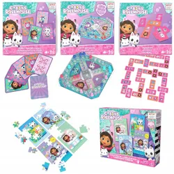 НАБОР ИГРЫ GABI'S CAT HOUSE 3IN1 ДОМИНО И ДЕРЕВЯННЫЕ ПАЗЛЫ-ПАЗЛЫ