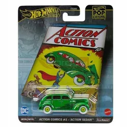 HOT WHEELS PREMIUM POP CULTURE DC ACTION COMICS #1 HVJ50 Action Sedan