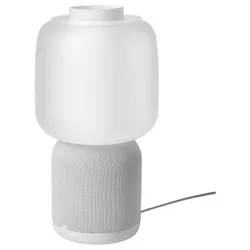 IKEA SYMFONISK(994.309.25) лампа / динамик с Wi-Fi, стеклянный абажур, белый