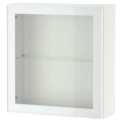 IKEA BESTÅ(694.891.73) сочетание навесных шкафов, белый/Glassvik белый/прозрачное стекло