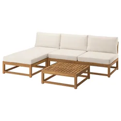 IKEA NÄMMARÖ(996.075.18) Комплект меблів 3-місний, ззовні світло-коричнева пляма/Frösön/Duvholmen бежевий