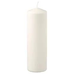 IKEA FENOMEN (305.284.15) блочная свеча без запаха, естественный