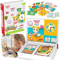 Tooky TOY ДЕРЕВ'ЯНІ ПАЗЛИ БЛОКИ ПАЗЛ МАГНІТНА КОРОБКА MONTESSORI