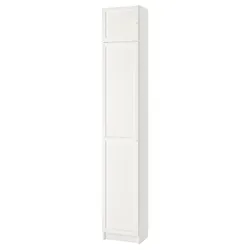 IKEA BILLY / OXBERG(994.248.30) книжный шкаф с надставкой/дверью, белый