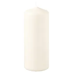 IKEA FENOMEN (205.284.11) блочная свеча без запаха, естественный