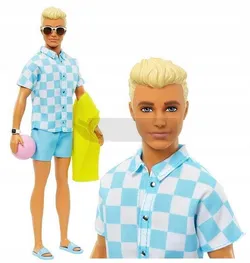 Лялька Барбі Кен на пляжі у святковому вбранні + аксесуари HPL74