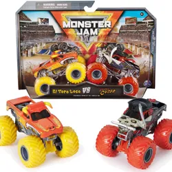MONSTER JAM 2 MONSTER TRUCK VEHICLES 1:64 ЭЛЬ ТОРО ЛОКО ПРОТИВ ПИРАТСКОГО ПРОКЛЯТИЯ