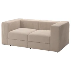 IKEA JÄTTEBO(594.714.04) Модульный диван, 2-местный, Самсала серый/бежевый