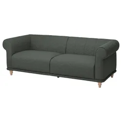 IKEA VISKAFORS(294.433.37) 3-местный диван, Лейде / серая / зеленая береза