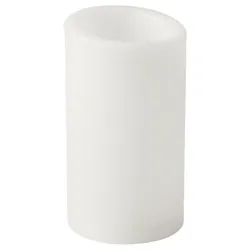 IKEA ÄDELLÖVTRÄD(105.202.60) Світлодіодна блокова свічка, білий / кімнатний
