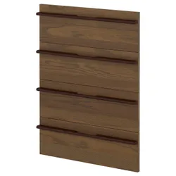 IKEA METOD(995.744.95) 4 фронта для посудомоечной машины, Стенста темно -коричневая пепельная шпона