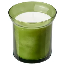 IKEA HEDERSAM(405.024.10) ароматическая свеча в стакане, Свежая трава/светло-зеленый