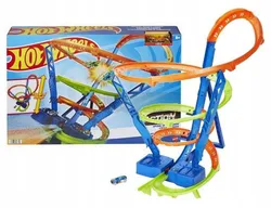 Набір для гонок Hot Wheels "Траса Торнадо" + автомобіль HJT51 масштабу 1:64