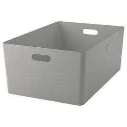 IKEA KUGGIS(405.991.53) контейнер, светло -серый