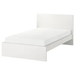 IKEA MALM(890.195.86) каркас кровати, высокий, белый / лонсет