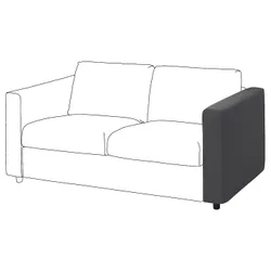 IKEA VIMLE (093.924.90) Підлокітник, Халларп сірий