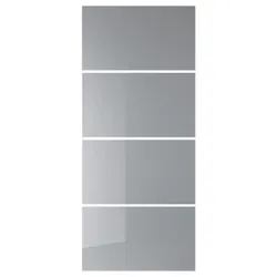 IKEA BJÖRNÖYA(704.807.51) 4 панелі для коробки розсувних дверей, ефект відтінку сірого кольору