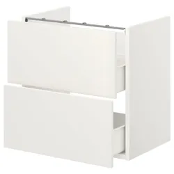 IKEA ENHET(093.223.41) тумба під умивальник з 2 ящиками, білий