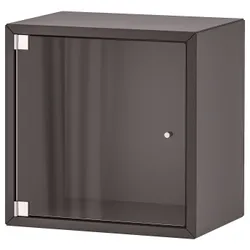 IKEA EKET(493.363.41) дверь/стеклянный шкаф, темно-серый