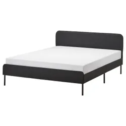 IKEA SLATTUM(405.712.48) мягкий каркас кровати, Vissle темно-серый