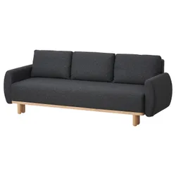 IKEA GRUNNARP(704.281.12) 3-місний розкладний диван, Гуннаред темно-сірий
