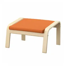 IKEA POÄNG(195.906.30) нога, Береза/ярко -оранжевая береза