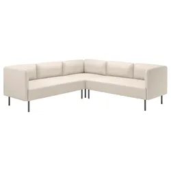 IKEA LILLEHEM(795.361.69) Угловой модульный диван, 4 человека, Vissle Beige/Metal