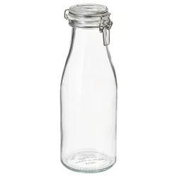 IKEA KORKEN(505.413.74) банка из-под бутылки с крышкой, прозрачное стекло