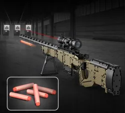 Конструктор снайперська гвинтівка Cada Sniper Rifle 978 деталей Дитяча снайперська гвинтівка