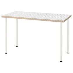 IKEA LAGKAPTEN / ADILS(495.084.03) рабочий стол, белый антрацит/белый