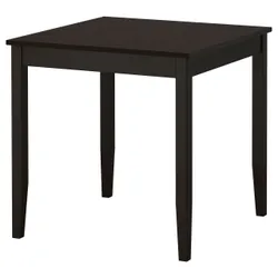 IKEA LERHAMN (504.443.06) Стол, czarn фото
