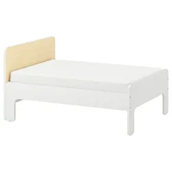IKEA SLÄKT(693.266.09) розсувний каркас ліжка, біла / береза