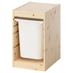 IKEA TROFAST(196.068.72) Рама с контейнером, светлая сосна, окрашенная белой/белой