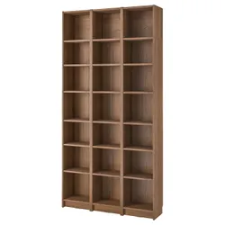 IKEA BILLY(294.833.90) комбинация полок с надстройками, коричневый орех