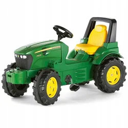 Роллі ToysrollyFarmtrac ПЕДАЛЬНИЙ ТРАКТОР ВЕЛИКИЙ ТРАКТОР З ТИХИМИ КОЛІСАМИ