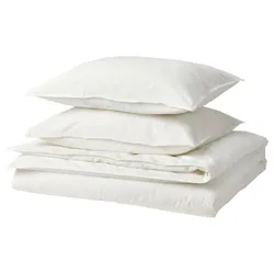 IKEA ÄNGSLILJA(406.088.93) одеяло и 2 подушки, белый