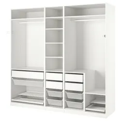 IKEA PAX(293.962.51) комбінований гардероб, білий