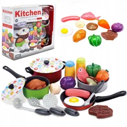 Набір кухонного приладдя для дітей Woopie Chef's Set XXL 22 од Ігровий набір кухаря Якісний набір