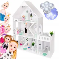Дерев'яний ляльковий будиночок Kinderplay Green Series Дитячий дерев'яний будиночок для ляльок Гарний ляльковий будинок
