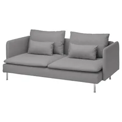 IKEA SÖDERHAMN (094.521.01) 3-місний диван, Сірий тонер