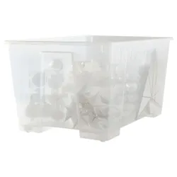 IKEA SAMLA (901.029.71) Коробка прозрачная