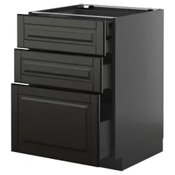 IKEA METOD / KNIVSHULT(895.892.37) Stj 3fr/2n/wed/w, Чорна Чорна