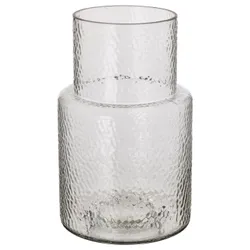 IKEA KONSTFULL (205.119.53) ваза, прозрачное стекло/узор