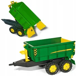 Великий 2-вісний причіп-самоскид John Deere Rolly Toys