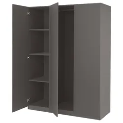 IKEA PAX / FORSAND(194.297.18) комбінований гардероб, темно-сірий/темно-сірий