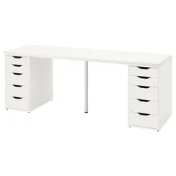IKEA LAGKAPTEN / ALEX(594.176.19) стол письменный, белый
